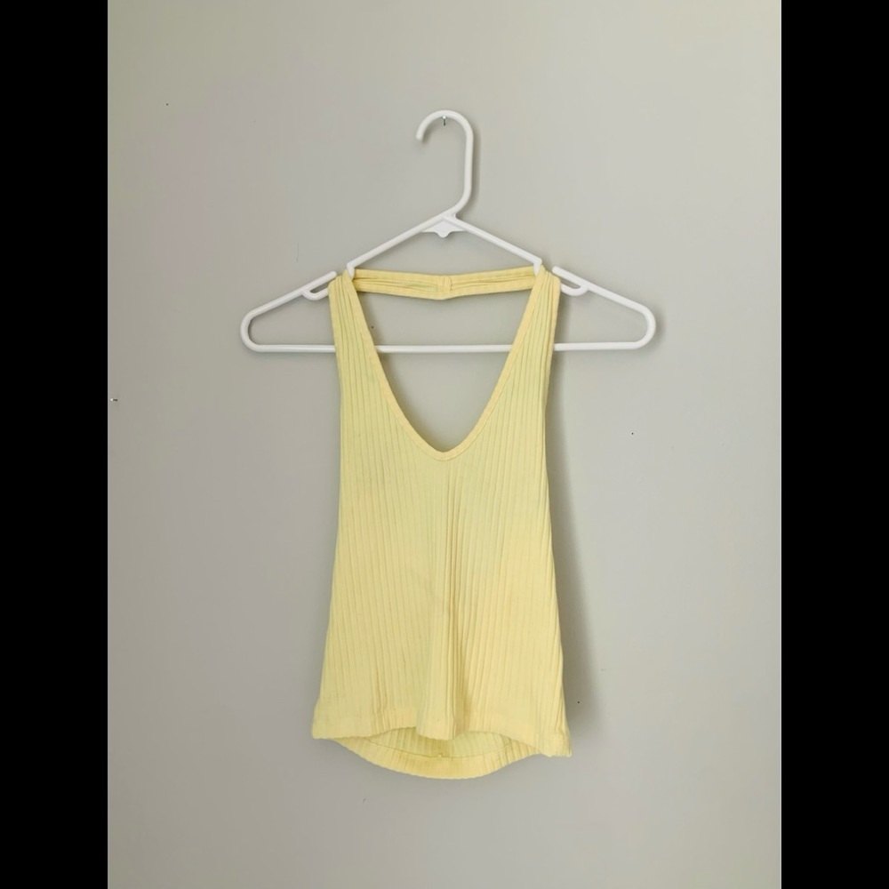 Yellow Halter Top PacSun